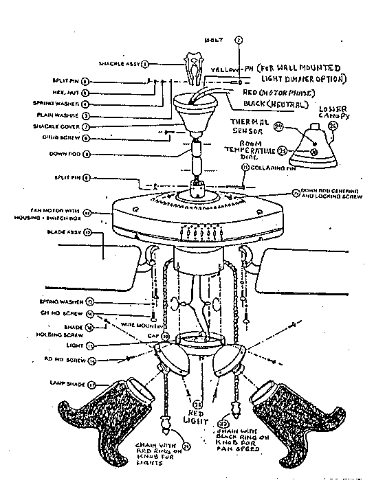 Fan Assembly Instructions